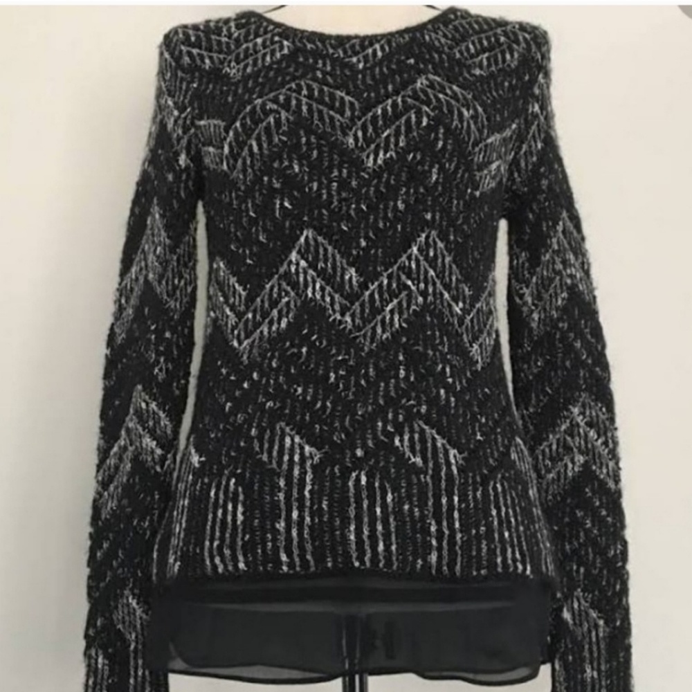 Lucky Brand Chevron Shine Sweater size XS. - Picture 4 of 8